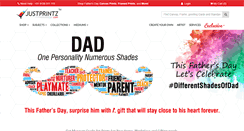 Desktop Screenshot of justprintz.com
